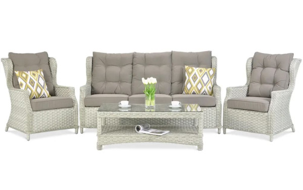 Комплект садових меблів Focus Garden Trivento 3 Melange White-1