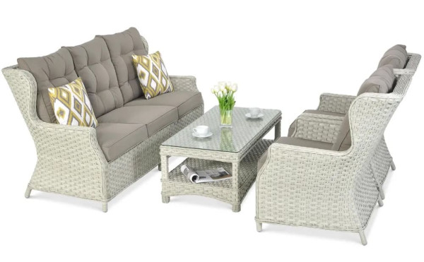 Комплект садових меблів Focus Garden Trivento 3 Melange White-2