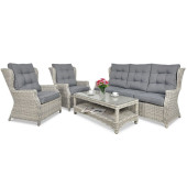 Комплект садовой мебели Focus Garden Trivento 3 White Grey