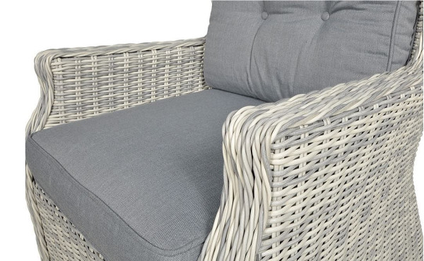 Комплект садових меблів Focus Garden Trivento 3 White Grey-5