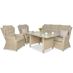 Комплект садових меблів Focus Garden Trivento Dining 3 Beige