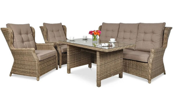 Комплект садовой мебели Focus Garden Trivento Dining 3 Brown-0