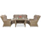 Комплект садовой мебели Focus Garden Trivento Dining 3 Brown-2-thumb