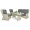 Комплект садовой мебели Focus Garden Trivento Dining 3 Melange White-0-thumb