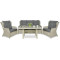 Комплект садовой мебели Focus Garden Trivento Dining 3 Melange White-1-thumb