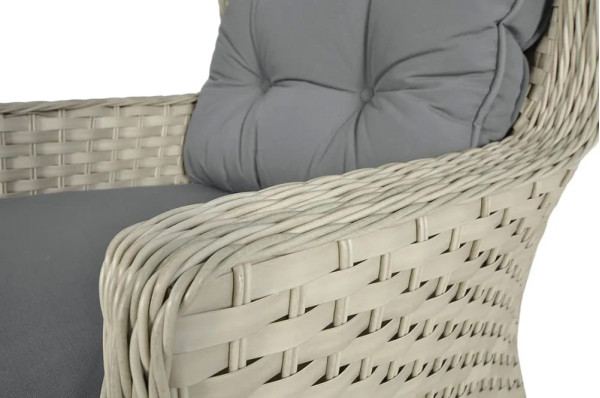 Комплект садових меблів Focus Garden Trivento Dining 3 Melange White-5