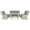 Комплект садовой мебели Focus Garden Trivento Dining 3 White grey-2-thumb