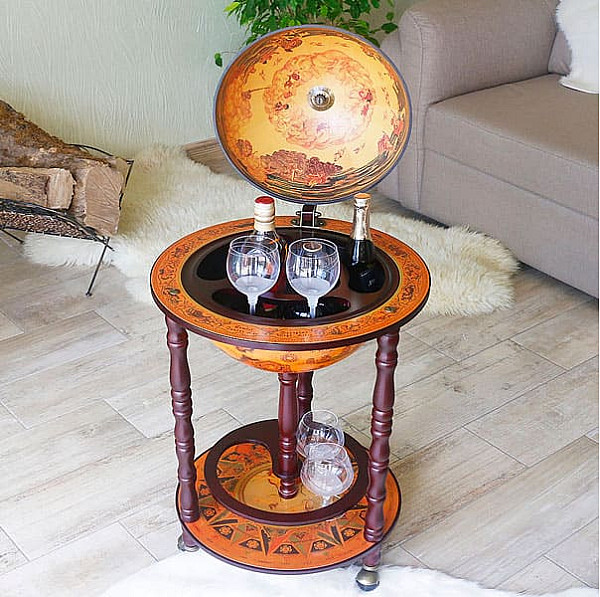 Глобус бар напольный 33001R-8