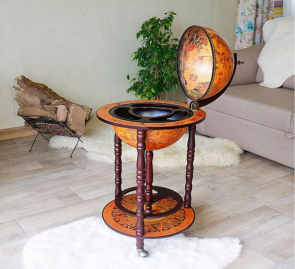 Глобус бар напольный 33001R-10