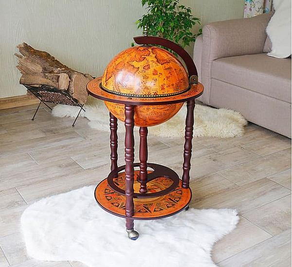 Глобус бар напольный 33001R-11