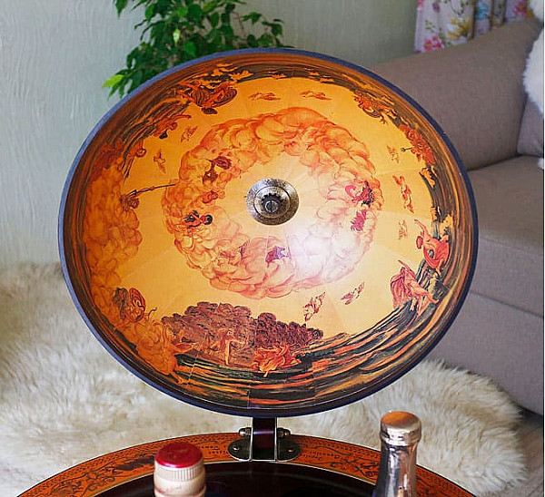 Глобус бар напольный 33001R-13