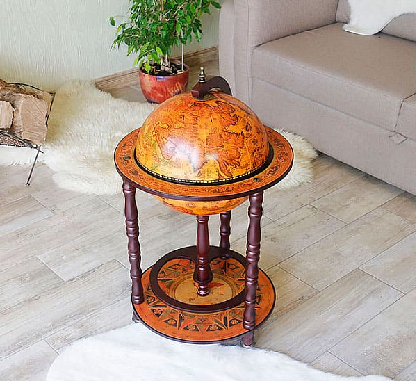 Глобус бар напольный 33001R-12