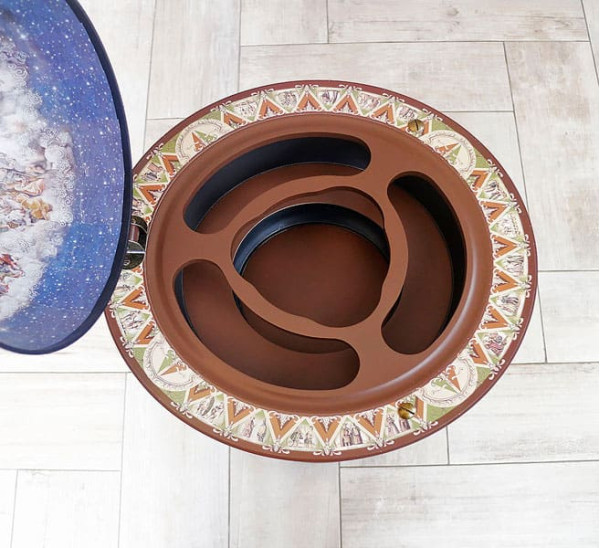 Глобус бар підлоговий 33001NCG33-6