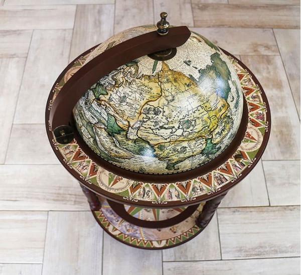 Глобус бар підлоговий 33001NCG33-7