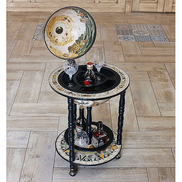 Глобус бар напольный 33001W-B-0