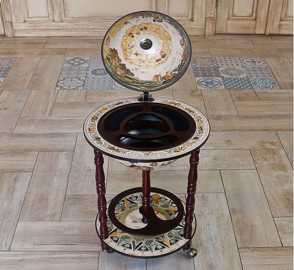 Глобус бар підлоговий 33001W-R-2