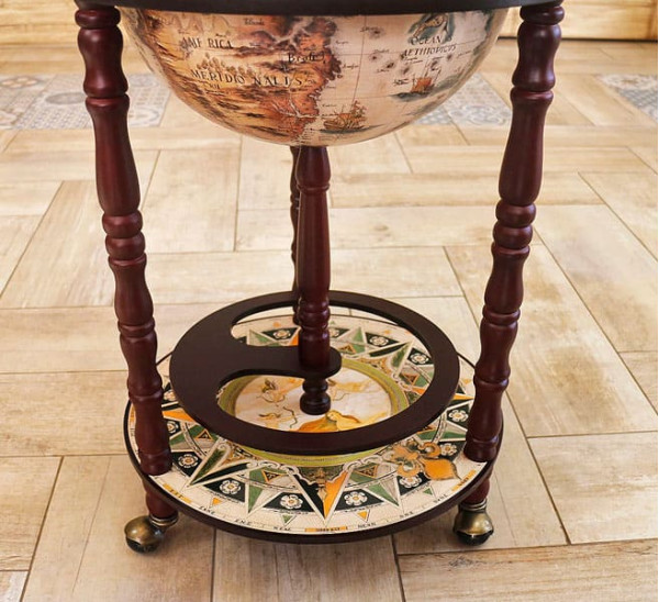 Глобус бар підлоговий 33001W-R-7