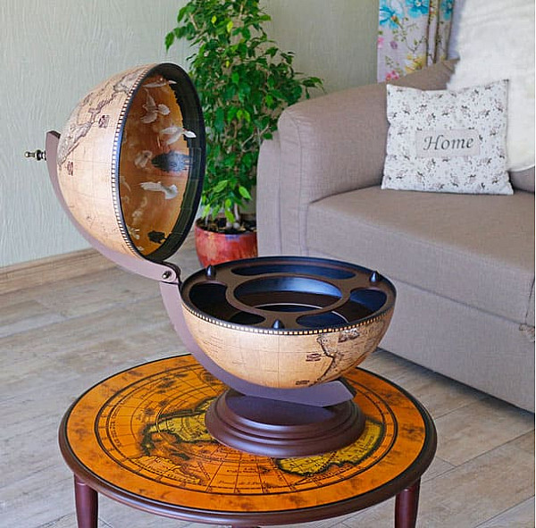 Глобус бар настольный 33002N Зодиак-1
