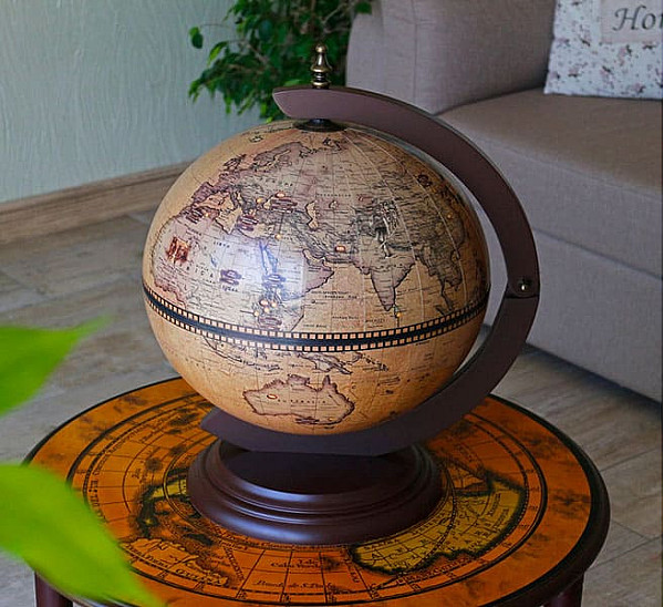 Глобус бар настольный 33002N Зодиак-2