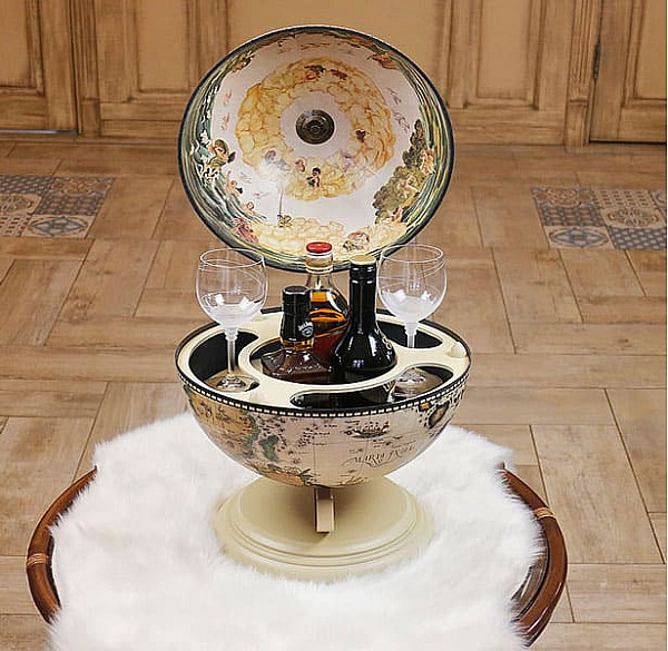 Глобус бар настольный 33002W-1