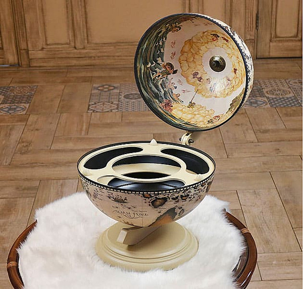 Глобус бар настольный 33002W-2