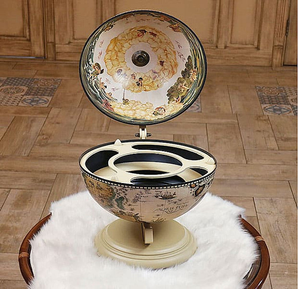 Глобус бар настольный 33002W-3