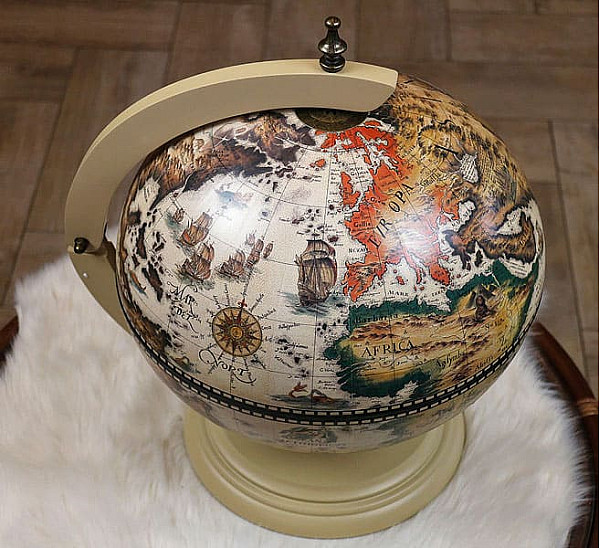 Глобус бар настольный 33002W-5