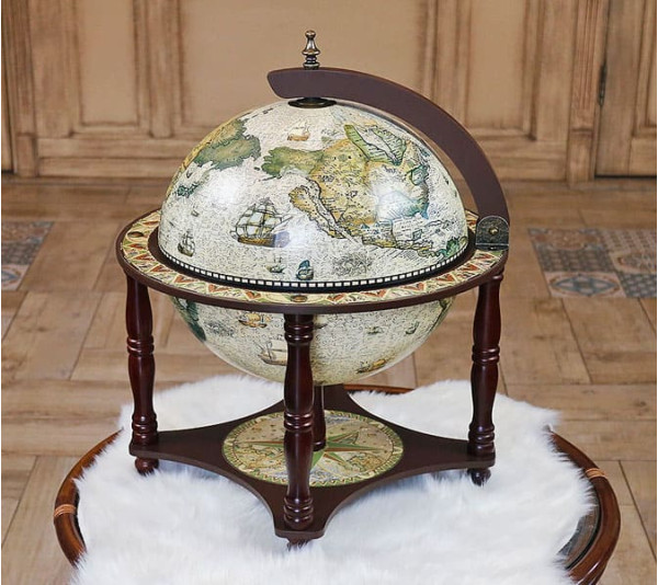 Глобус бар настольный 33006NCG33-3