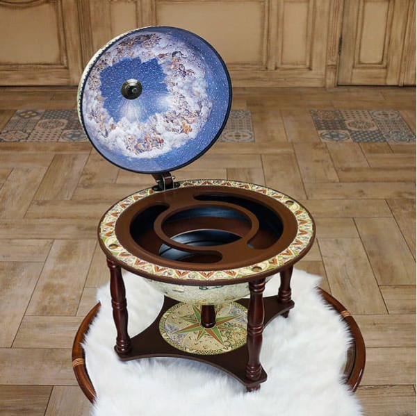 Глобус бар настольный 33006NCG33-2