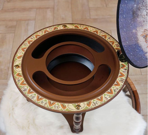 Глобус бар настольный 33006NCG33-6