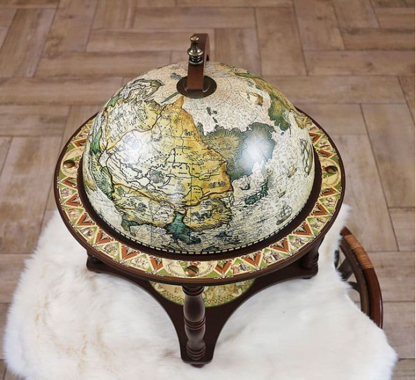 Глобус бар настольный 33006NCG33-4