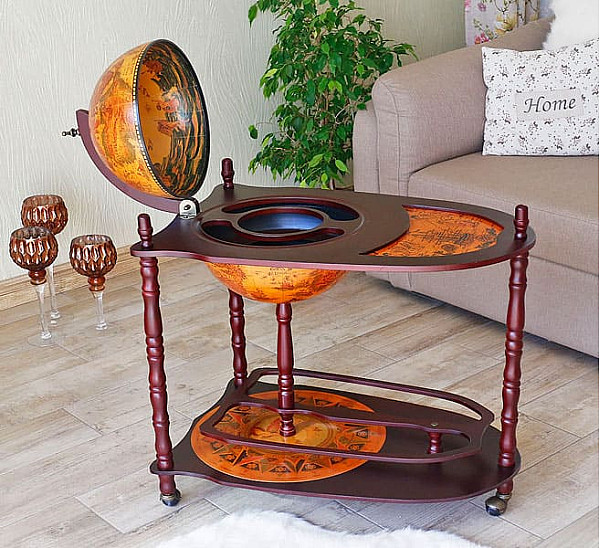 Глобус бар зі столиком 33035R-0