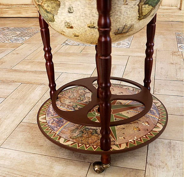 Глобус бар підлоговий 40001NCG40-4