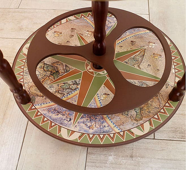 Глобус бар підлоговий 40001NCG40-7