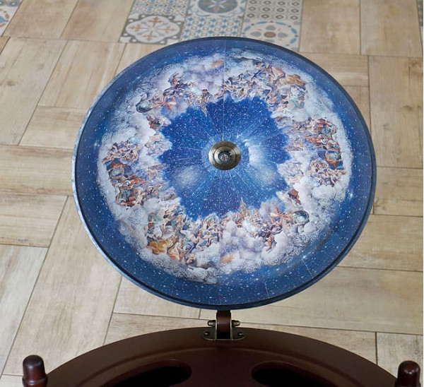 Глобус бар підлоговий зі столиком 40004NCG40-5