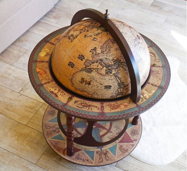 Глобус бар напольный 42001N Зодиак Глобус бар напольный 42001N Зодиак-3