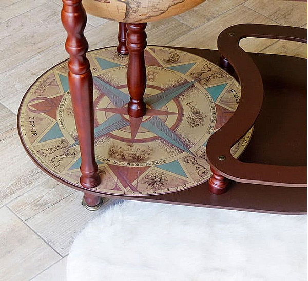 Глобус бар со столиком 42004N Зодиак-4