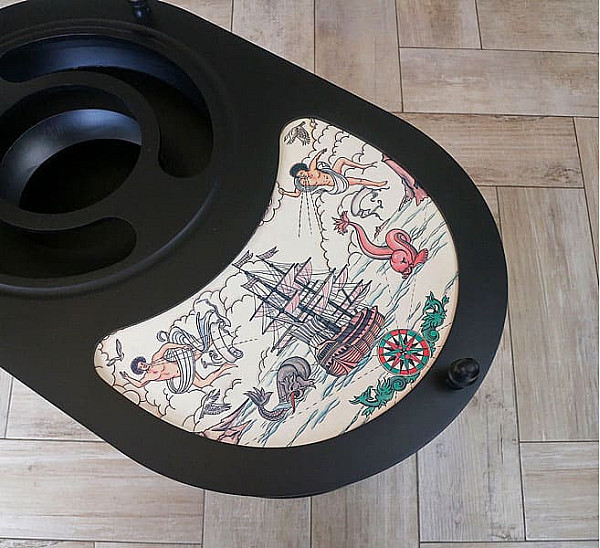 Глобус бар зі столиком 42004W-B Китай Глобус бар зі столиком 42004W-B Китай-4