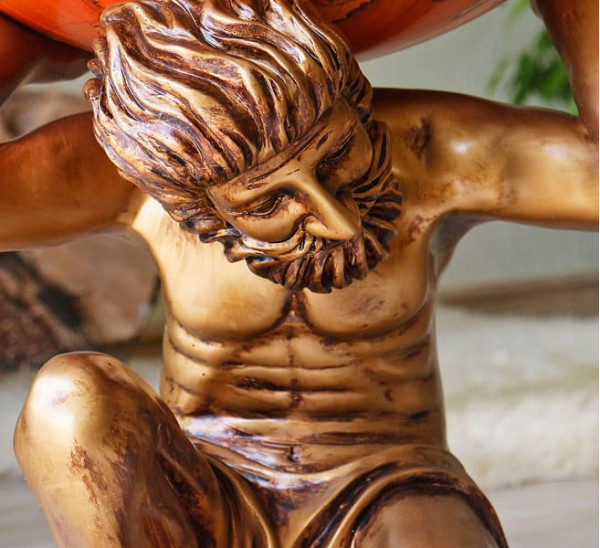 Глобус бар підлоговий Atlas 42016R-GR-4