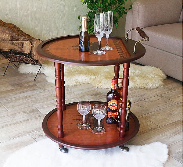 Столик бар круглий TCS001-M-0