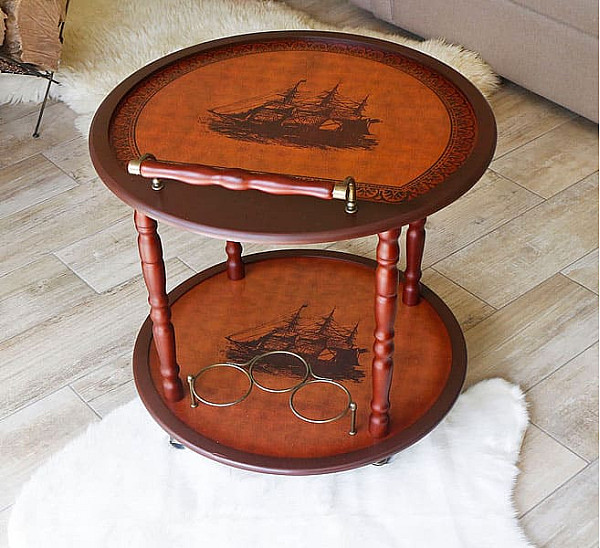 Столик бар круглий TCS001-M-2