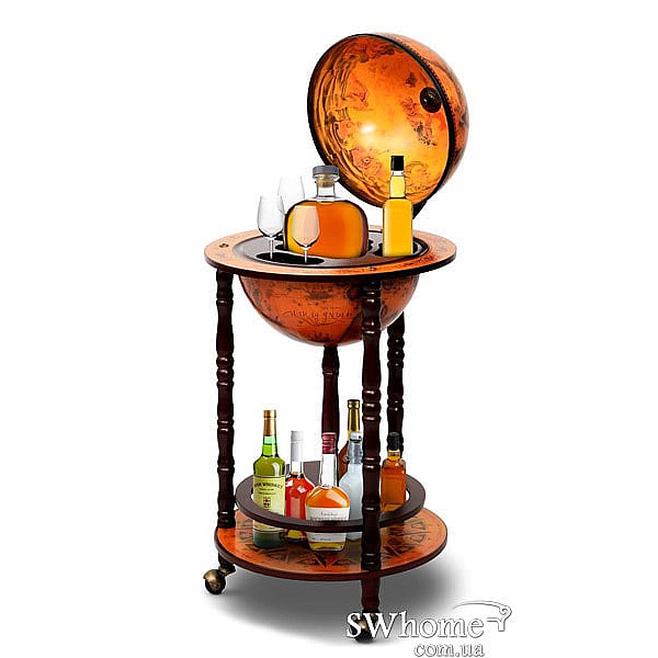 Глобус бар напольный 33001R-2