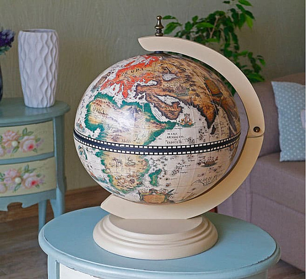 Глобус бар настольный 33002W-11