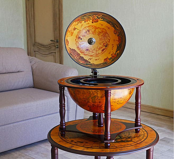 Глобус бар настольный 33006R-1