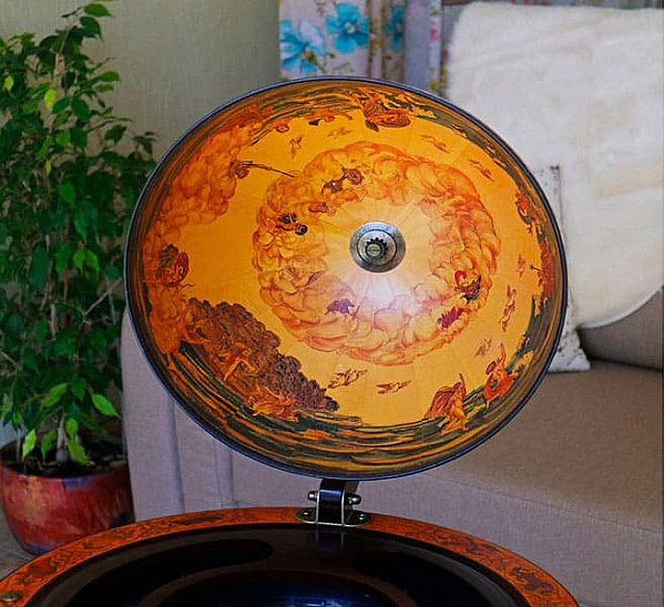 Глобус бар настольный 33006R-4