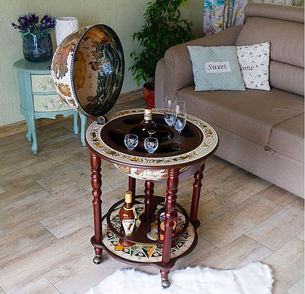 Глобус бар підлоговий 40003WN13-0