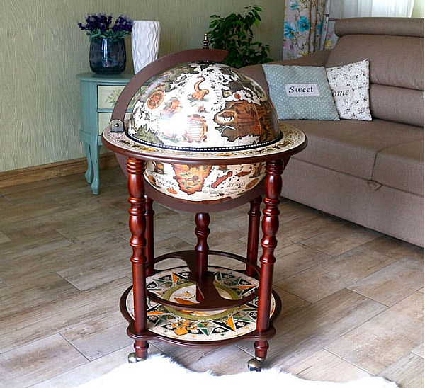 Глобус бар підлоговий 40003WN13-2