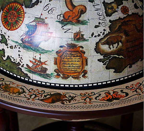 Глобус бар підлоговий 40003WN13-4