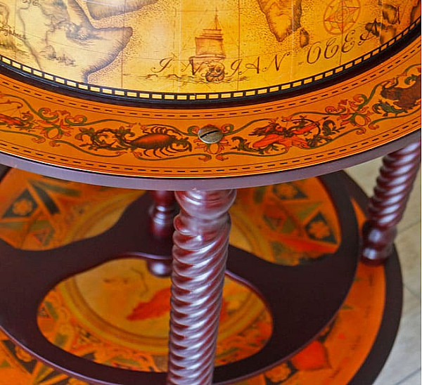 Глобус бар напольный 45043R-4