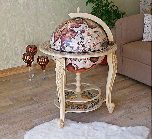 Глобус бар напольный 45045W-M-2